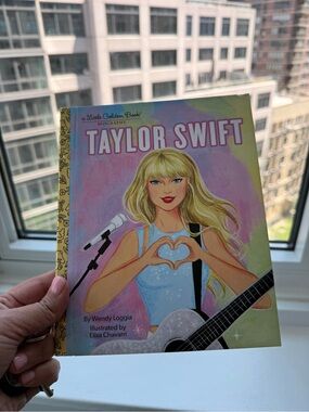 Taylor Swift Kids Book - Pink, Yellow, Blue Cover